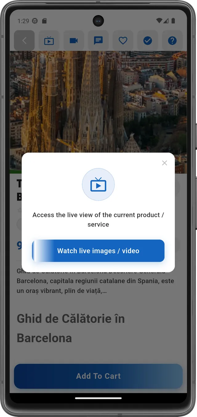 Live broadcasting